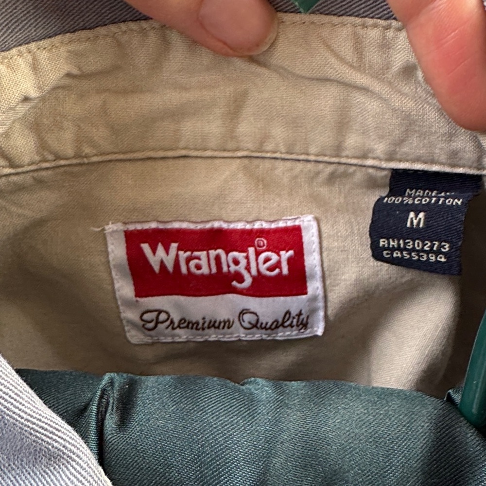 Wrangler Blue grey Shirt - Picture 2 of 5